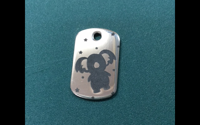 ステンレスマーキングキーホルダー